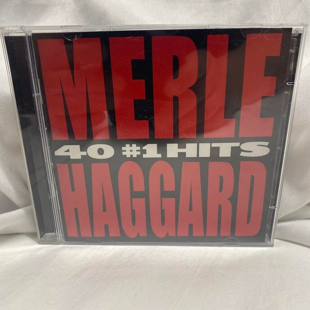 * Merle Haggard 40 #1 Hits CD in case - Picture 1 of 3